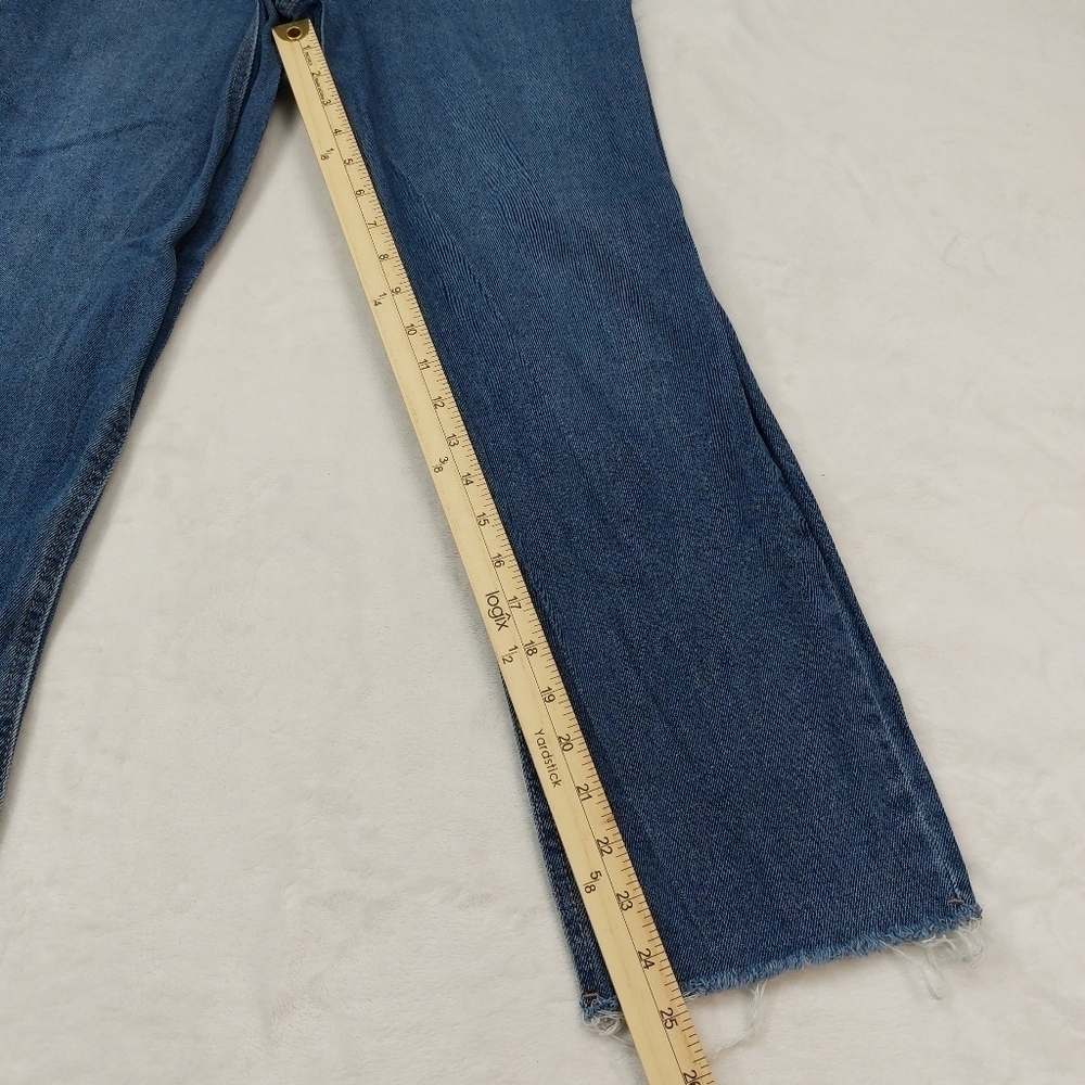 WILD FABLE JEANS WOMEN'S BLUE HIGHRISE STRAIGHT ANKLE DENIM PANTS SIZE 6 - Picture 2 of 8
